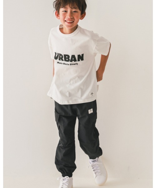 jeans-b(ジーンズベー)の「ジーンズベー URBANTシャツ(Tシャツ/カットソー・キッズ・アイボリー/ブラック/オフホワイト・140cm/150cm/160cm/130cm)」の8枚目の写真