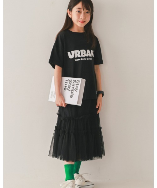 jeans-b(ジーンズベー)の「ジーンズベー URBANTシャツ(Tシャツ/カットソー・キッズ・アイボリー/ブラック/オフホワイト・140cm/150cm/160cm/130cm)」の11枚目の写真