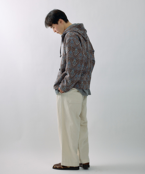 JOURNAL STANDARD J.S HOMESTEAD（ジャーナルスタンダードホームステッド）の「J.S.Homestead / コットンリネン デニム  “JUDO” パンツ（デニムパンツ・メンズ・ネイビー/ブルー系その他/アイボリー・MEDIUM/LARGE）」の7枚目の写真