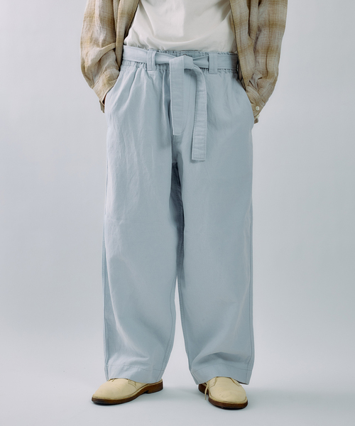 JOURNAL STANDARD J.S HOMESTEAD（ジャーナルスタンダードホームステッド）の「J.S.Homestead / コットンリネン デニム  “JUDO” パンツ（デニムパンツ・メンズ・ネイビー/ブルー系その他/アイボリー・MEDIUM/LARGE）」の16枚目の写真