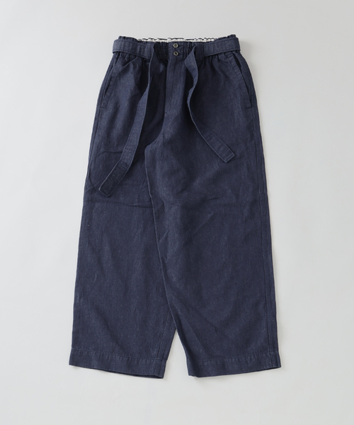 JOURNAL STANDARD J.S HOMESTEAD（ジャーナルスタンダードホームステッド）の「J.S.Homestead / コットンリネン デニム  “JUDO” パンツ（デニムパンツ・メンズ・ネイビー/ブルー系その他/アイボリー・MEDIUM/LARGE）」の20枚目の写真