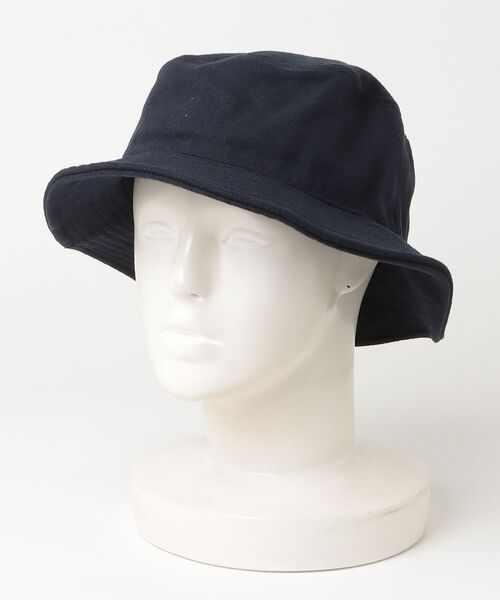 newhattan（ニューハッタン）の「【T14】【new hattan/ニューハッタン】WOOL ACRYLIC BLEND BUCKET HAT（ハット・メンズ・ブラック/ネイビー/チャコールグレー・S/M/L/XL）」の3枚目の写真