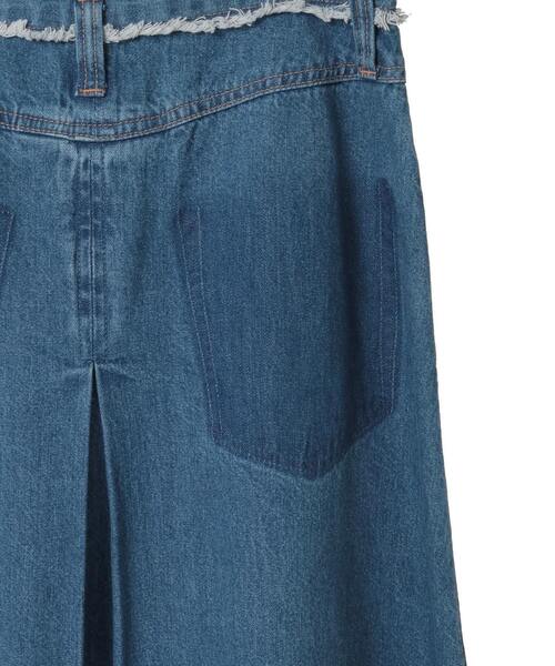 CURRENTAGE(カレンテージ)の「Denim Skirt(デニムスカート・レディース・インディゴブルー/ホワイト・1/2)」の21枚目の写真