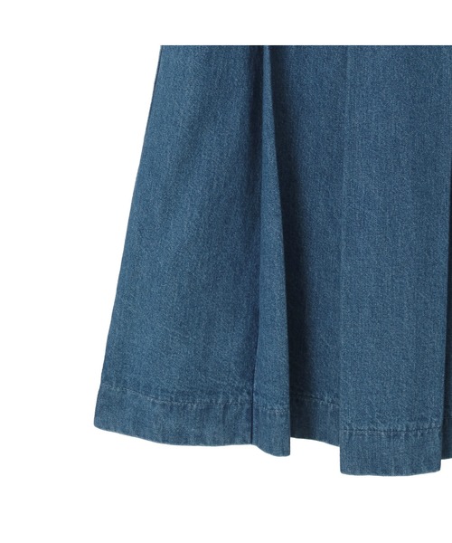 CURRENTAGE(カレンテージ)の「Denim Skirt(デニムスカート・レディース・インディゴブルー/ホワイト・1/2)」の7枚目の写真