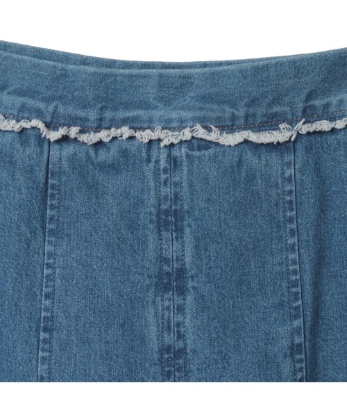 CURRENTAGE(カレンテージ)の「Denim Skirt(デニムスカート・レディース・インディゴブルー/ホワイト・1/2)」の9枚目の写真