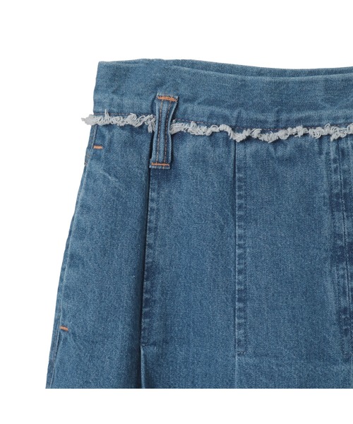 CURRENTAGE(カレンテージ)の「Denim Skirt(デニムスカート・レディース・インディゴブルー/ホワイト・1/2)」の10枚目の写真