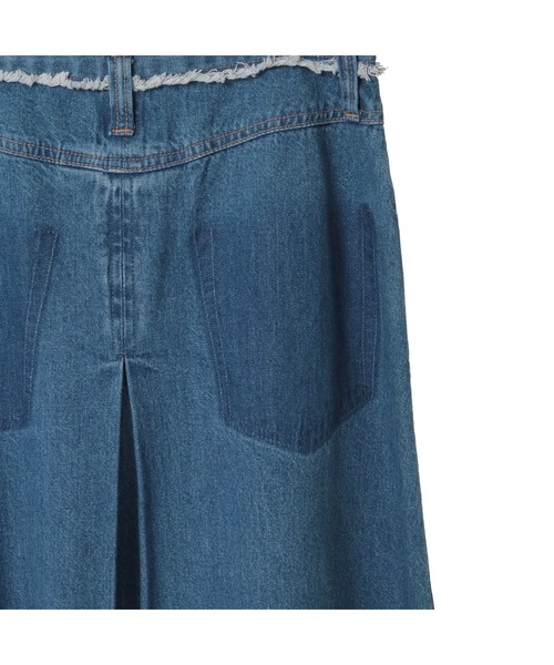 CURRENTAGE(カレンテージ)の「Denim Skirt(デニムスカート・レディース・インディゴブルー/ホワイト・1/2)」の12枚目の写真