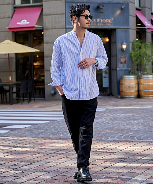 BENUSTA(ベヌスタ)の「『BENUSTA/ベヌスタ』ブラックテーパードパンツ【GC】(その他パンツ・メンズ・ブラック・M/XL/L/S)」の5枚目の写真