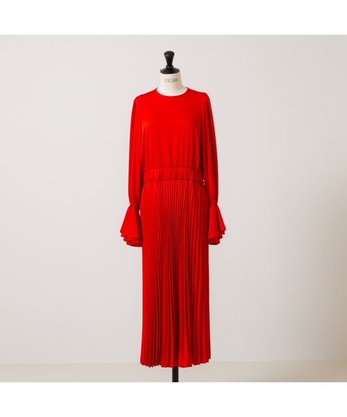 DESIGNWORKS(デザインワークス)の「サテンプリーツドレス(ワンピース・レディース・ブラック・38)」の19枚目の写真