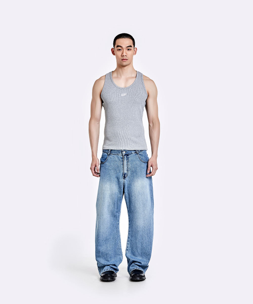 51%(フィフティーワンパーセント)の「Triangle pocket denim pants - Blue(デニムパンツ・メンズ・その他・L/XS/M/S)」の6枚目の写真