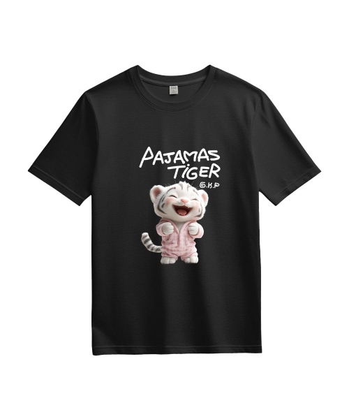 ONEHUNDREDPERCENT FOR WOMAN(ワンハンドレッドパーセントフォーウーマン)の「OHPxHARMONIAパジャマタイガーウーマンベーシック半袖(Tシャツ/カットソー・レディース・その他・S/M)」の5枚目の写真