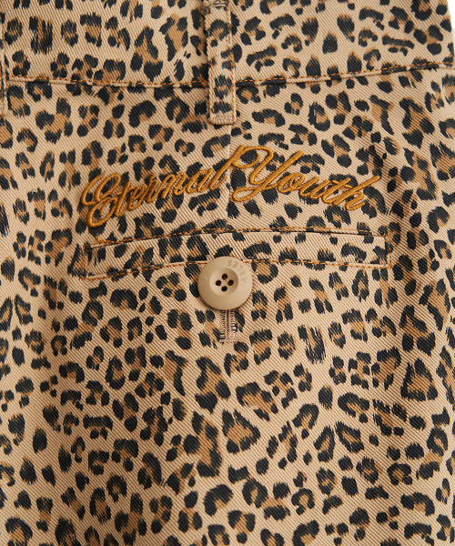 FROM ARLES(フロムアルル)の「5部ボーイスカウトチノパンツ / LEOPARD(その他パンツ・メンズ・ブラウン・M/L)」の4枚目の写真