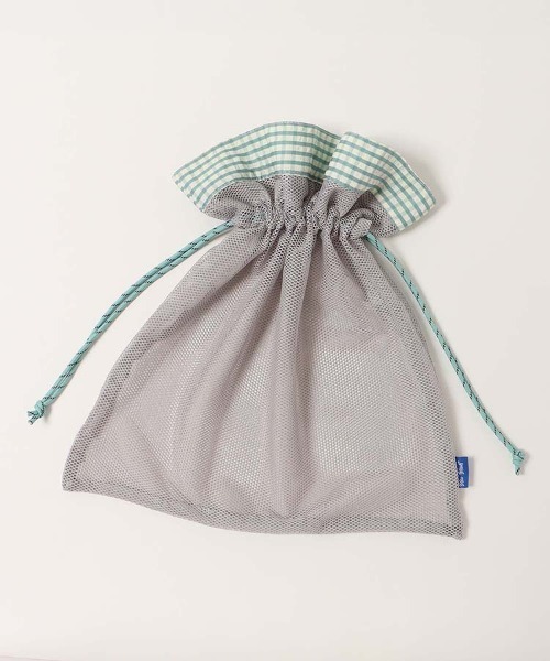 Bleu Bleuet（ブルーブルーエ）の「巾着3WAYメッシュトート（トートバッグ・レディース・ベージュ/オフホワイト/ブラウン/グリーン・FREE）」の13枚目の写真