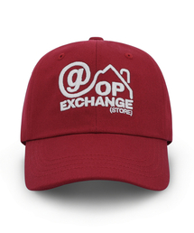 GRAM OUNCE POUND（グラムオンスポンド）の「Trade House 6-Panel Cap Red（キャップ）」