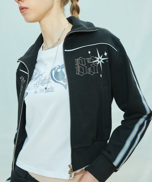 LARTIGENT(ラーティゼン)の「L9 TRACK ZIP-UP(BLACK)(ナイロンジャケット・レディース・その他・FREE)」の4枚目の写真