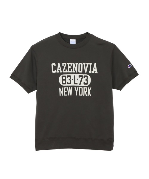 Champion（チャンピオン）の「【Champion/チャンピオン】メンズ ベーシック ショートスリーブクルーネックスウェットシャツ（スウェット・メンズ・グレー/ブラック系その他/オートミール/ダークブルー・X-LARGE/LARGE/MEDIUM）」の2枚目の写真