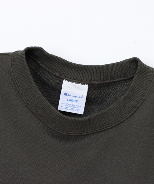 Champion（チャンピオン）の「【Champion/チャンピオン】メンズ ベーシック ショートスリーブクルーネックスウェットシャツ（スウェット・メンズ・グレー/ブラック系その他/オートミール/ダークブルー・X-LARGE/LARGE/MEDIUM）」の19枚目の写真