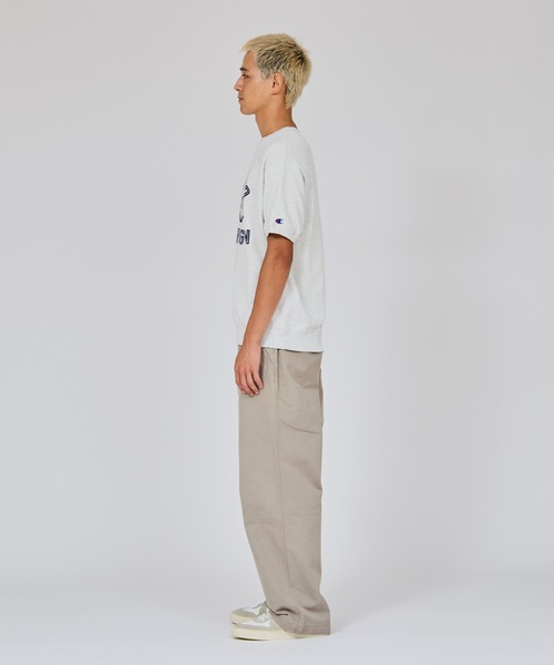 Champion（チャンピオン）の「【Champion/チャンピオン】メンズ ベーシック ショートスリーブクルーネックスウェットシャツ（スウェット・メンズ・グレー/ブラック系その他/オートミール/ダークブルー・X-LARGE/LARGE/MEDIUM）」の6枚目の写真