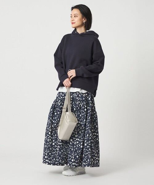 A DAY IN THE LIFE UNITED ARROWS(アデイインザライフユナイテッドアローズ)の「ダンボールニット パーカー<A DAY IN THE LIFE>(パーカー・レディース・ネイビー/シャーベット/グレー系・FREE)」の5枚目の写真