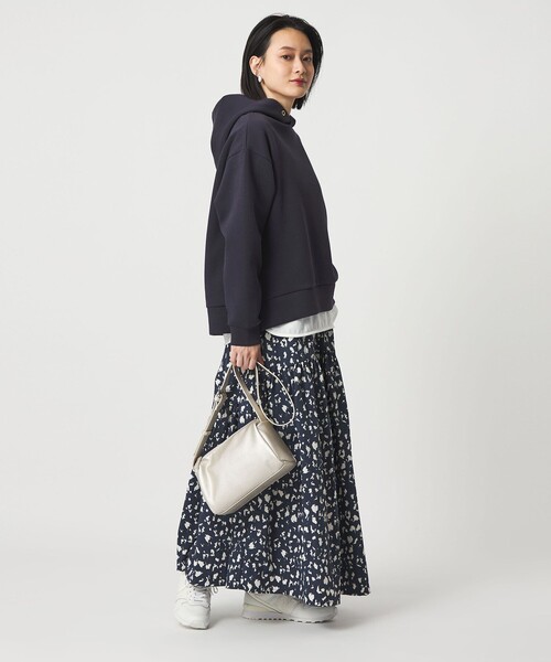 A DAY IN THE LIFE UNITED ARROWS(アデイインザライフユナイテッドアローズ)の「ダンボールニット パーカー<A DAY IN THE LIFE>(パーカー・レディース・ネイビー/シャーベット/グレー系・FREE)」の6枚目の写真
