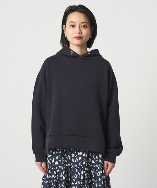 A DAY IN THE LIFE UNITED ARROWS(アデイインザライフユナイテッドアローズ)の「ダンボールニット パーカー<A DAY IN THE LIFE>(パーカー・レディース・ネイビー/シャーベット/グレー系・FREE)」の7枚目の写真