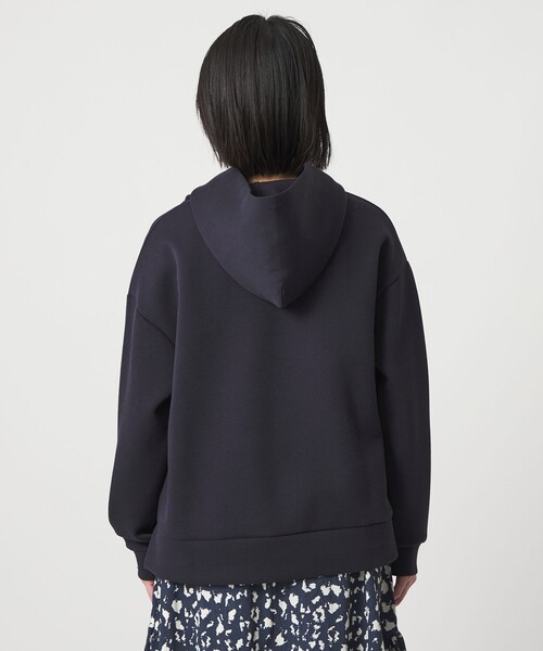 A DAY IN THE LIFE UNITED ARROWS(アデイインザライフユナイテッドアローズ)の「ダンボールニット パーカー<A DAY IN THE LIFE>(パーカー・レディース・ネイビー/シャーベット/グレー系・FREE)」の9枚目の写真