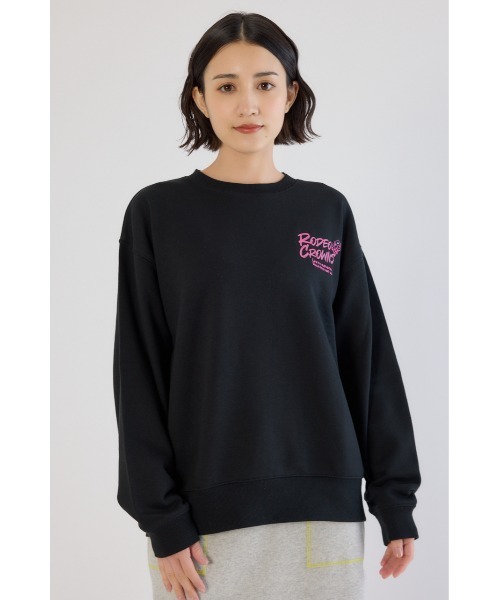 RODEO CROWNS WIDE BOWL（ロデオクラウンズワイドボウル）の「Dangling Charmsスウェット（スウェット・レディース・杢グレー/イエロー/ライトピンク/ブラック・MEDIUM/LARGE）」の7枚目の写真