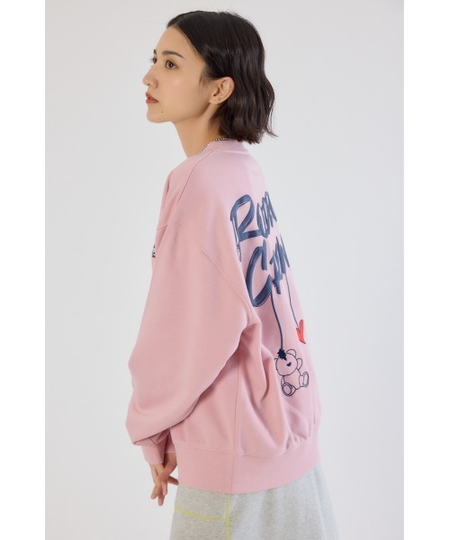 RODEO CROWNS WIDE BOWL（ロデオクラウンズワイドボウル）の「Dangling Charmsスウェット（スウェット・レディース・杢グレー/イエロー/ライトピンク/ブラック・MEDIUM/LARGE）」の13枚目の写真