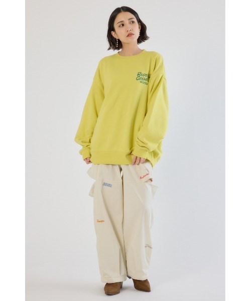 RODEO CROWNS WIDE BOWL（ロデオクラウンズワイドボウル）の「Dangling Charmsスウェット（スウェット・レディース・杢グレー/イエロー/ライトピンク/ブラック・MEDIUM/LARGE）」の21枚目の写真