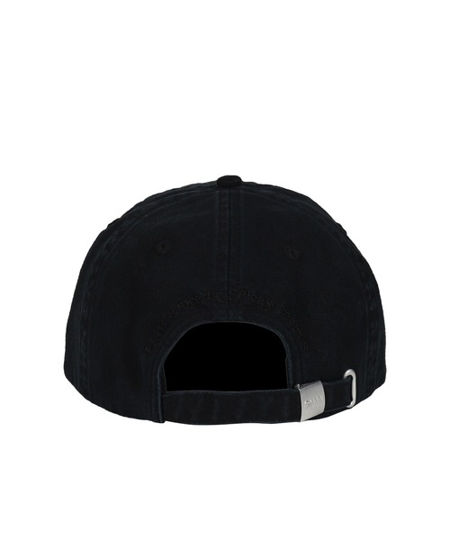 GANNI（ガニー）の「WASHED COTTON CANVAS CAP EMB（キャップ・メンズ・ブラック・OS）」の4枚目の写真