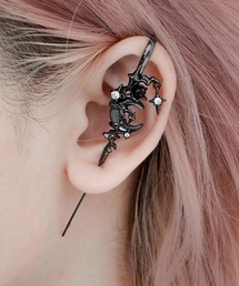 【urge select】ゴシック調 ムーン ピアス/イヤーカフ