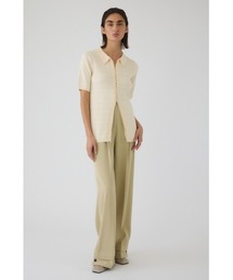 Sheer rib spring knit シアーリブスプリングニット（ニット/セーター
