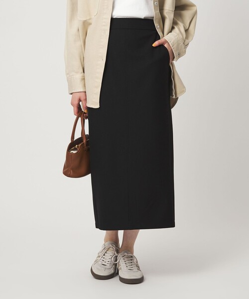 green label relaxing（グリーンレーベルリラクシング）の「【WEB限定】［size SHORT/TALLあり］オルマイ タイト スカート（スカート・レディース・ダークグレー/ベージュ/オフホワイト/ブラック/ブラウン・TALL/FREE/SHORT）」の17枚目の写真
