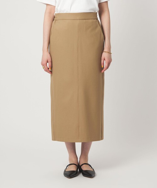 green label relaxing（グリーンレーベルリラクシング）の「【WEB限定】［size SHORT/TALLあり］オルマイ タイト スカート（スカート・レディース・ダークグレー/ベージュ/オフホワイト/ブラック/ブラウン・TALL/FREE/SHORT）」の6枚目の写真