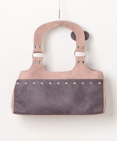 TINA：JOJUN（ティーナジョジュン）の「パッチワーク ハンドバッグ TINA：JOJUN（ハンドバッグ・レディース・ベージュ/ピンク・F）」の19枚目の写真