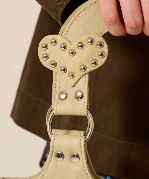 TINA：JOJUN（ティーナジョジュン）の「パッチワーク ハンドバッグ TINA：JOJUN（ハンドバッグ・レディース・ベージュ/ピンク・F）」の16枚目の写真