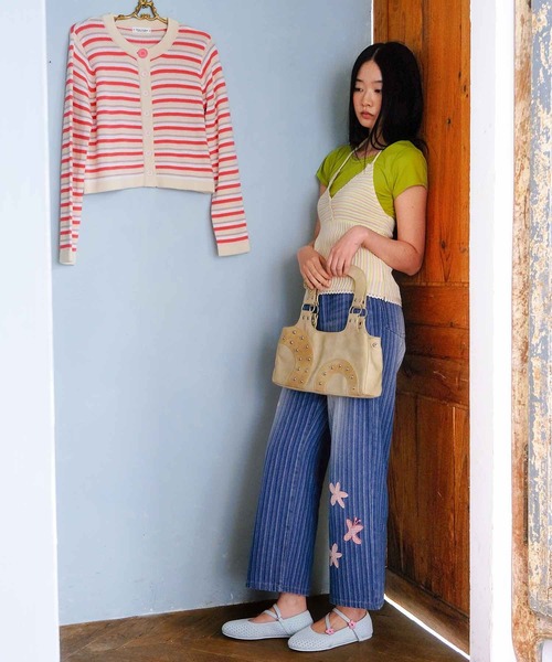 TINA：JOJUN（ティーナジョジュン）の「パッチワーク ハンドバッグ TINA：JOJUN（ハンドバッグ・レディース・ベージュ/ピンク・F）」の18枚目の写真