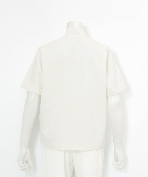 Picone CLUB（ピッコーネクラブ）の「裾刺繍UV速乾ジッププルオーバー（Tシャツ/カットソー・レディース・ホワイト/ライトグリーン/ブラウン/ネイビー・13号/11号/9号）」の21枚目の写真