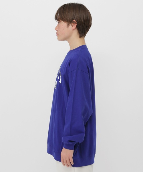 GLOBAL WORK(グローバルワーク)の「切り替えサマ見えロンT/AND YUA ANY/638784(Tシャツ/カットソー・キッズ・グレー系その他6/ブルー系その他4/ホワイト・SMALL/MEDIUM/LARGE)」の18枚目の写真