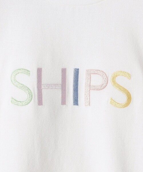 SHIPS(シップス)の「SHIPS KIDS:80~90cm / SHIPS ロゴ 半袖Tシャツ(Tシャツ/カットソー・キッズ・ホワイト系/カーキ/ネイビー/ホワイト/ライトホワイト・80/90)」の12枚目の写真