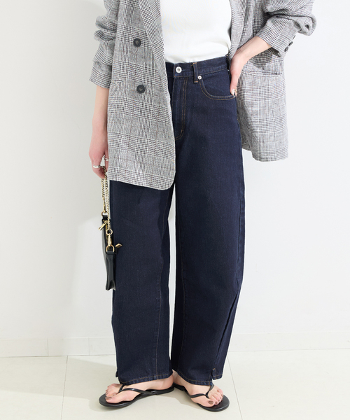 追加9》ウォッシャブル / DU JOUR / デュ ジュール BARREL BAGGY JEAN