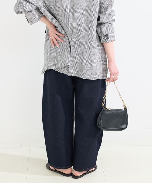 追加9》ウォッシャブル / DU JOUR / デュ ジュール BARREL BAGGY JEAN