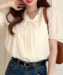 パフスリーブ」に該当するシャツ/ブラウス（ホワイト/白色系