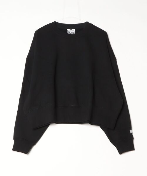 PRO CLUB (プロクラブ)の「【T17】【PRO CLUB/プロクラブ】OVERSIZED FIT CREW SWEAT(スウェット・レディース・ブラック/ミント・SMALL)」の1枚目の写真
