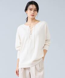 Liesse | レースアップニット(ニット/セーター)