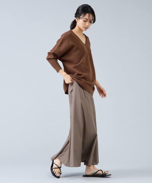 Liesse(リエス)の「レースアップニット(ニット/セーター・レディース・ブラウン/アイボリー/チャコールグレー・FREE)」の15枚目の写真