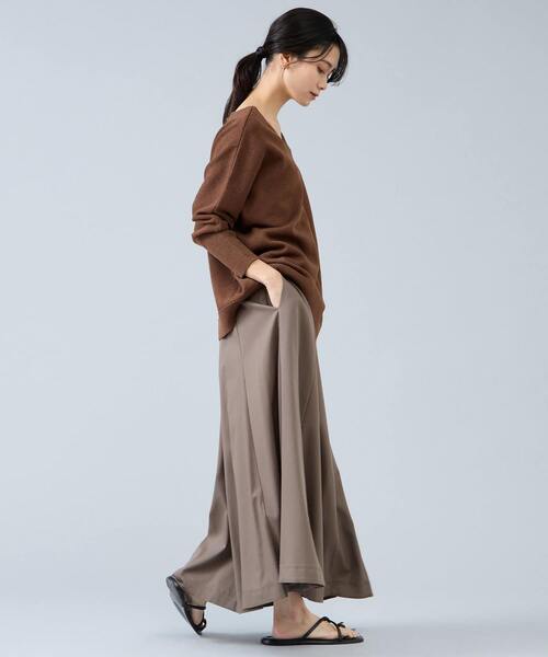 Liesse(リエス)の「レースアップニット(ニット/セーター・レディース・ブラウン/アイボリー/チャコールグレー・FREE)」の16枚目の写真