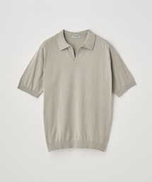JOHN SMEDLEY（ジョンスメドレー）の「スキッパーネック半袖コットンニットプルオーバー（ポロシャツ）」