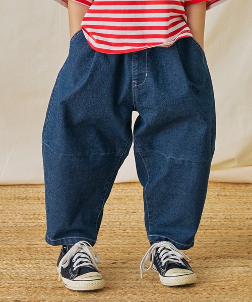 FOV(フォブ)の「フォブ バルーンデニムパンツ(デニムパンツ・キッズ・ブルー/ネイビー・S/M/L/XL)」の2枚目の写真