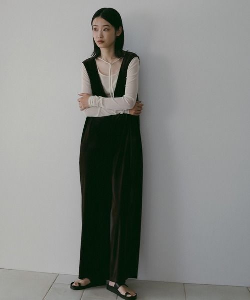 Velour Vneck Combinaison